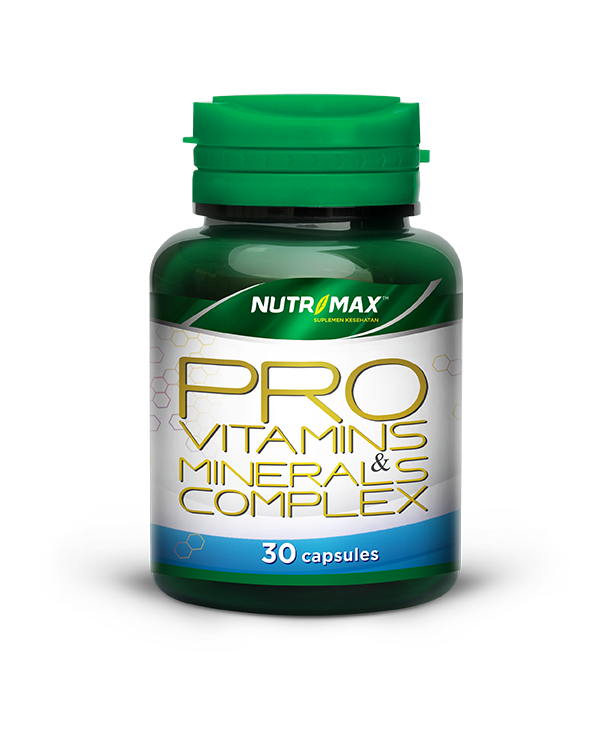 Nutrimax Pro Vitamins & Minerals Complex 30