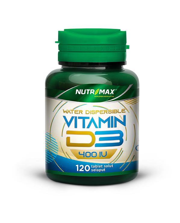 Nutrimax Vitamin D3 400 IU 120